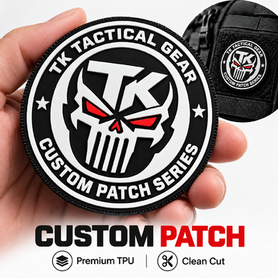 Custom Molded TPU Logo Patches with Raised 3D Design Eco-Friendly Washable for Outdoor Equipment