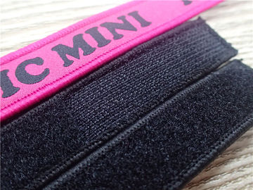 Thời trang tùy chỉnh Polyester Velcro Webbing Băng dệt cho hàng may mặc hoặc nhãn túi