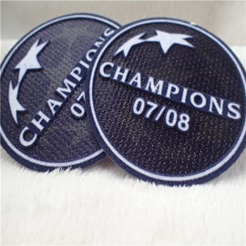 Vòng tròn Hình dạng Quần áo Tùy chỉnh Bản vá Truyền nhiệt mềm Tatami Đổ xô với Logo Champion