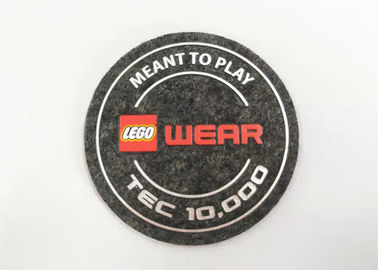 Mật độ cao Silicone sắt độc đáo trên các bản vá lỗi Vải nỉ In logo tùy chỉnh