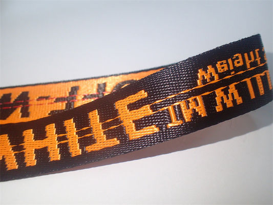 Phong cách thời trang Mạnh mẽ và cứng cáp Jacquard Webbing Logo tùy chỉnh
